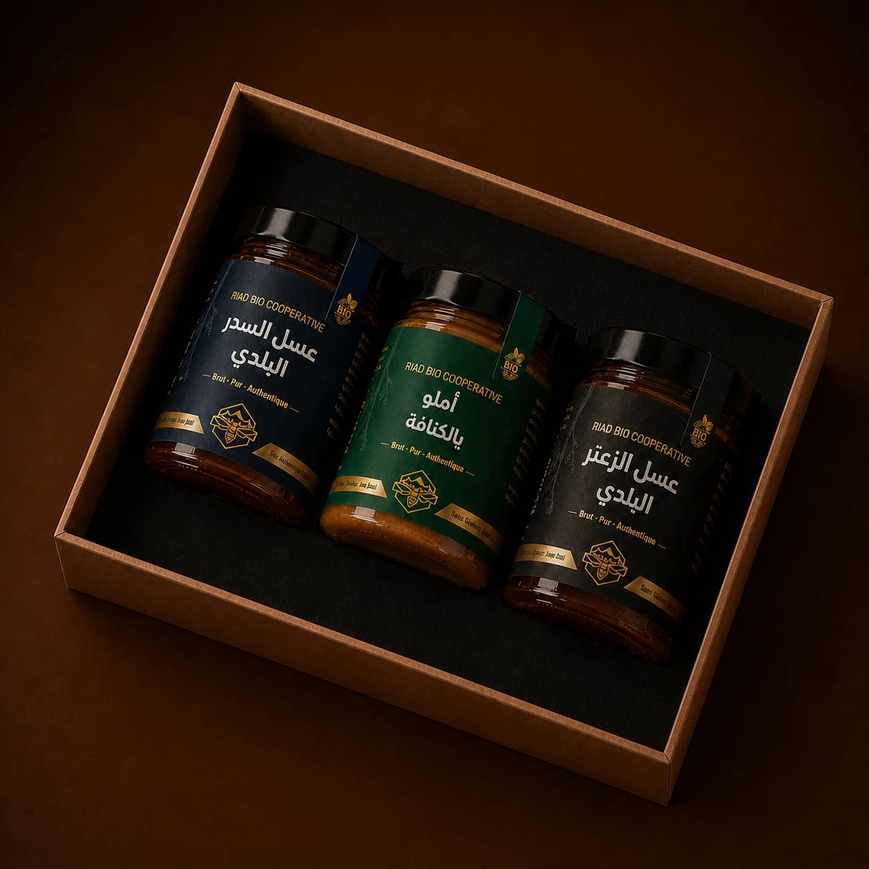 Gift box of 3 jars