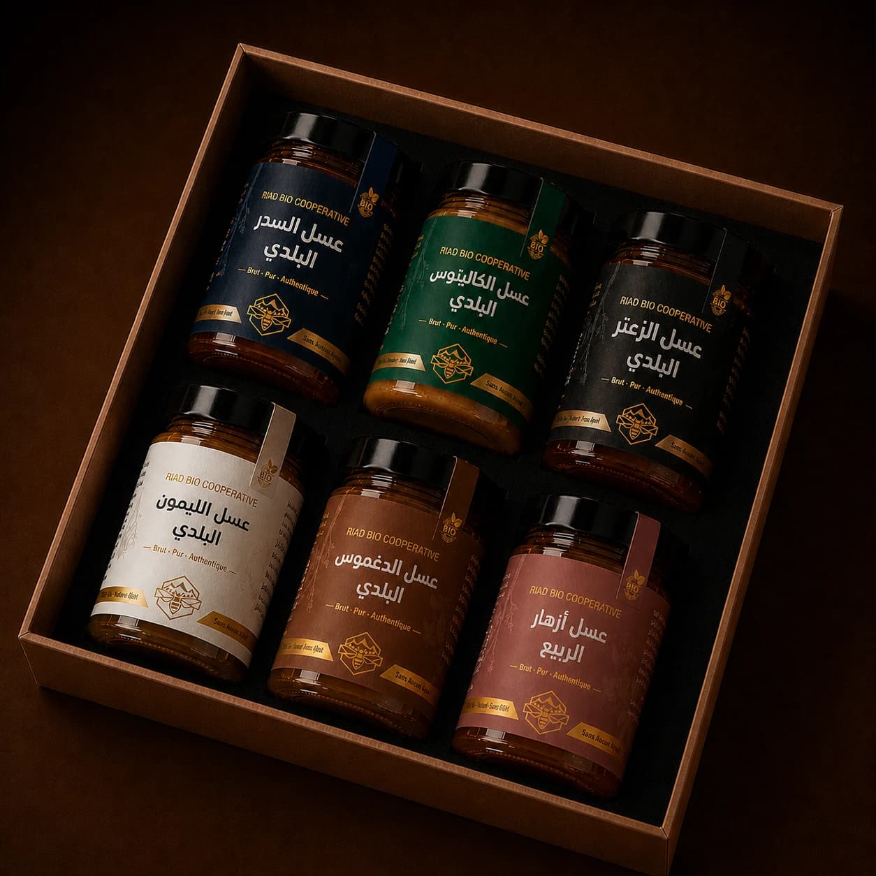 Gift box of 6 jars